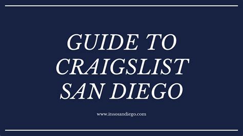 san diego craigslist|www craigslist san diego com.